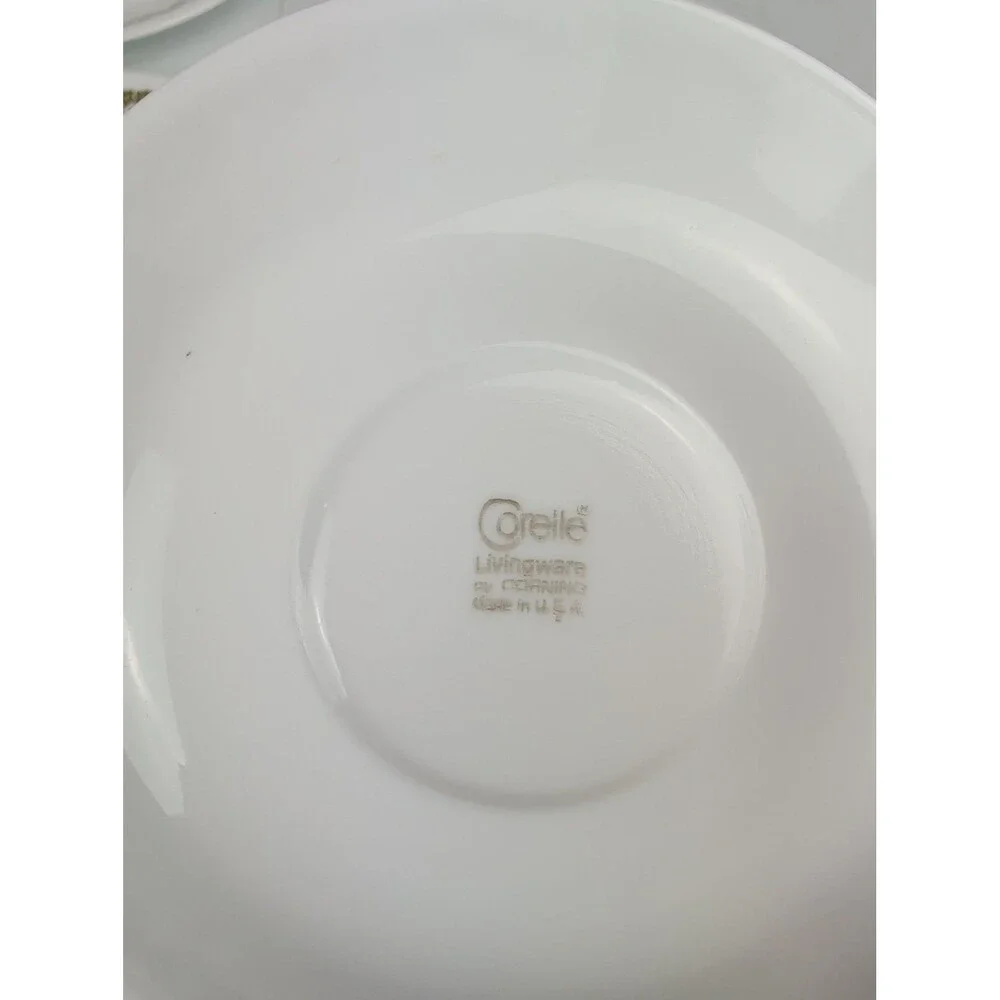 Corelle Crazy Daisy Spring Blossom 6.25” Saucers - Set Of 13 Vintage